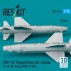 RESKIT RS72-0518 AGM-142 Popeye 2/Have Lite missiles (2 pcs) (3D Printed) 1/72